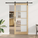 Skydedør ORKDAL Naturlig og sort 93 x 211 cm