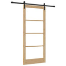 Skydedør ORKDAL Naturlig og sort 93 x 211 cm