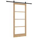 Skydedør ORKDAL Naturlig og sort 93 x 211 cm
