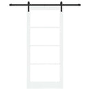 Skydedør ORKDAL Hvid og sort 93 x 211 cm