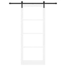 Skydedør ORKDAL Hvid og sort 93 x 232 cm