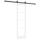 Skydedør ORKDAL Hvid og sort 61 x 198,5 cm