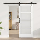 Skydedør ORKDAL Hvid og sort 83 x 202 cm