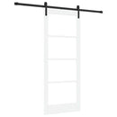Skydedør ORKDAL Hvid og sort 83 x 202 cm