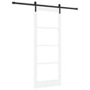 Skydedør ORKDAL Hvid og sort 83 x 211 cm
