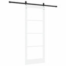 Skydedør ORKDAL Hvid og sort 83 x 211 cm