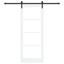 Skydedør ORKDAL Hvid og sort 83 x 211 cm