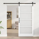 Skydedør ORKDAL Hvid og sort 93 x 202 cm