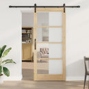 Skydedør ORKDAL Naturlig og sort 93 x 211 cm
