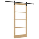 Skydedør ORKDAL Naturlig og sort 93 x 211 cm