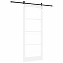 Skydedør ORKDAL Hvid og sort 93 x 232 cm