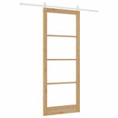 Skydedør ORKDAL Naturfarvet 93 x 232 cm