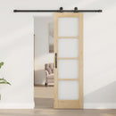Skydedør ORKDAL 61 x 198,5 cm Massivt fyrretræ og glas