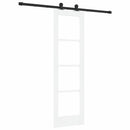Skydedør ORKDAL 61 x 198,5 cm Massivt fyrretræ og glas