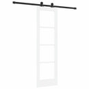 Skydedør ORKDAL 61 x 198,5 cm Massivt fyrretræ og glas