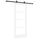 Skydedør ORKDAL 83 x 202 cm Massivt fyrretræ og glas