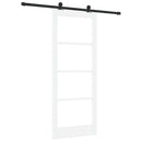 Skydedør ORKDAL 83 x 202 cm Massivt fyrretræ og glas