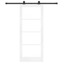 Skydedør ORKDAL 83 x 202 cm Massivt fyrretræ og glas