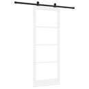 Skydedør ORKDAL 83 x 211 cm Massivt fyrretræ og glas
