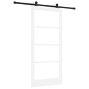 Skydedør ORKDAL 93 x 202 cm Massivt fyrretræ og glas