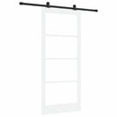 Skydedør ORKDAL 93 x 211 cm Massivt fyrretræ og glas