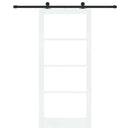 Skydedør ORKDAL 93 x 211 cm Massivt fyrretræ og glas