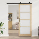 Skydedør ORKDAL 93 x 232 cm Massivt fyrretræ og glas