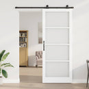 Skydedør ORKDAL 93 x 232 cm Massivt fyrretræ og glas
