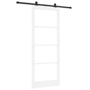 Skydedør ORKDAL 93 x 232 cm Massivt fyrretræ og glas