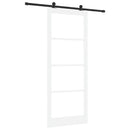 Skydedør ORKDAL 93 x 232 cm Massivt fyrretræ og glas