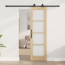Skydedør ORKDAL 61 x 198,5 cm Massivt fyrretræ og glas