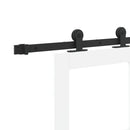 Skydedør ORKDAL 61 x 198,5 cm Massivt fyrretræ og glas
