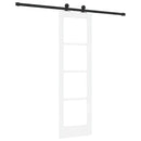 Skydedør ORKDAL 61 x 198,5 cm Massivt fyrretræ og glas