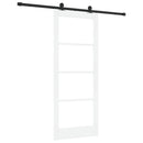Skydedør ORKDAL 83 x 202 cm Massivt fyrretræ og glas