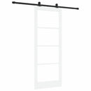 Skydedør ORKDAL 83 x 211 cm Massivt fyrretræ og glas