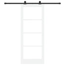Skydedør ORKDAL 83 x 211 cm Massivt fyrretræ og glas