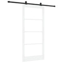Skydedør ORKDAL 93 x 202 cm Massivt fyrretræ og glas