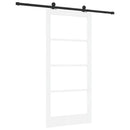 Skydedør ORKDAL 93 x 202 cm Massivt fyrretræ og glas