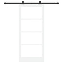 Skydedør ORKDAL 93 x 211 cm Massivt fyrretræ og glas