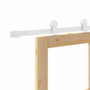 Skydedør ORKDAL 61 x 198,5 cm Massivt fyrretræ og glas