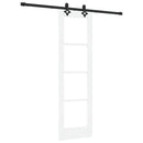 Skydedør ORKDAL 61 x 198,5 cm Massivt fyrretræ og glas