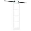 Skydedør ORKDAL 61 x 198,5 cm Massivt fyrretræ og glas