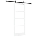 Skydedør ORKDAL 83 x 202 cm Massivt fyrretræ og glas