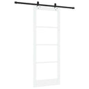 Skydedør ORKDAL 83 x 211 cm Massivt fyrretræ og glas
