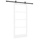 Skydedør ORKDAL 93 x 202 cm Massivt fyrretræ og glas