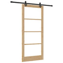 Skydedør ORKDAL 93 x 211 cm Massivt fyrretræ og glas