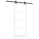 Skydedør ORKDAL 93 x 211 cm Massivt fyrretræ og glas