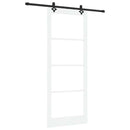 Skydedør ORKDAL 93 x 232 cm Massivt fyrretræ og glas