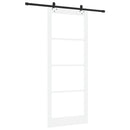 Skydedør ORKDAL 93 x 232 cm Massivt fyrretræ og glas