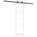Skydedør ORKDAL 61 x 198,5 cm Massivt fyrretræ og glas